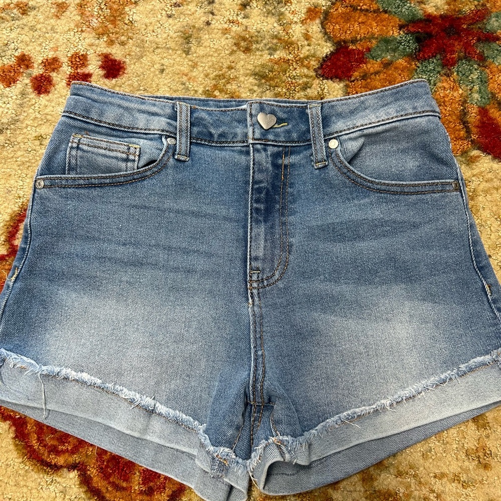 Celebrity Pink Light Blue Jean Shorts